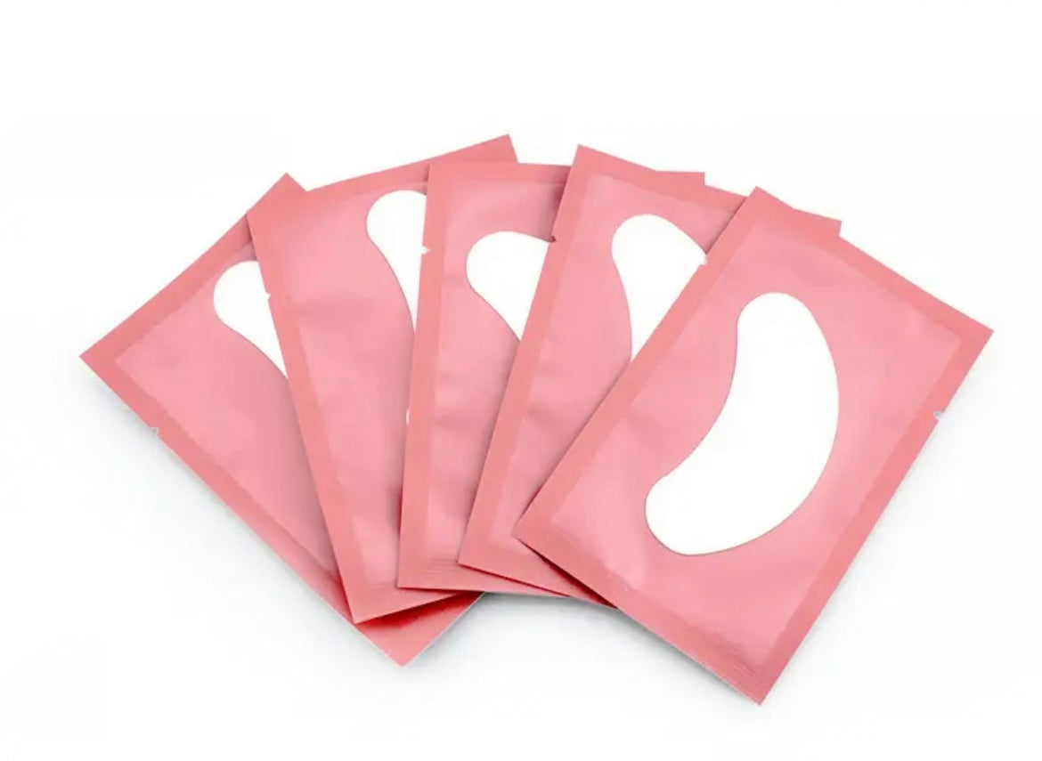 eyelash extension supplies eye pads pink