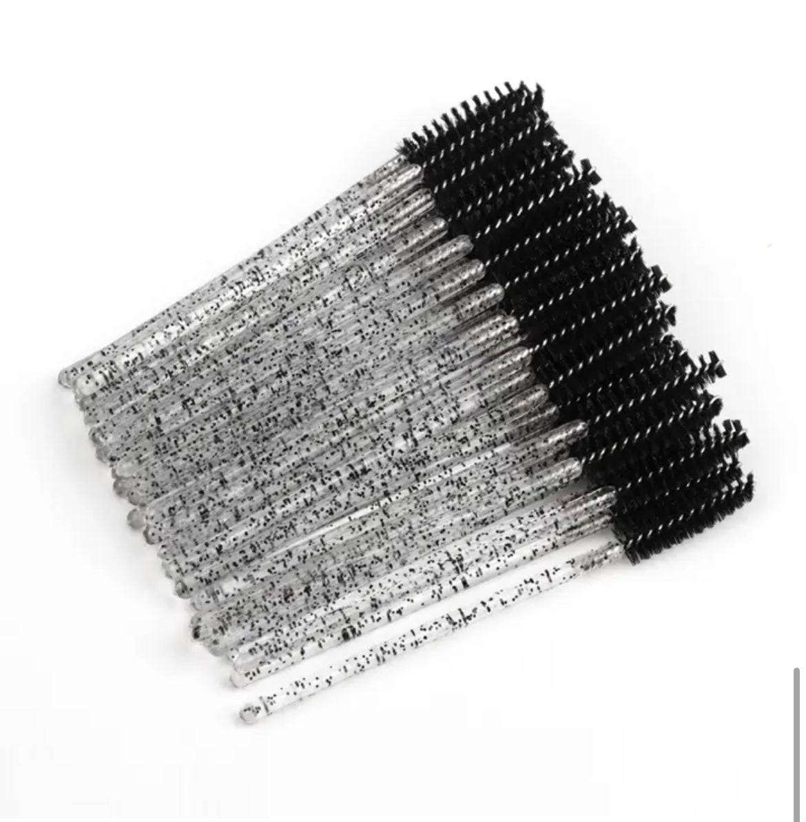 eyelash extension supplies lash wand black glitter